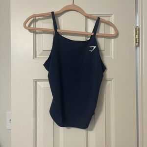 Gymshark Traning Cami Tank Navy SZ: Medium